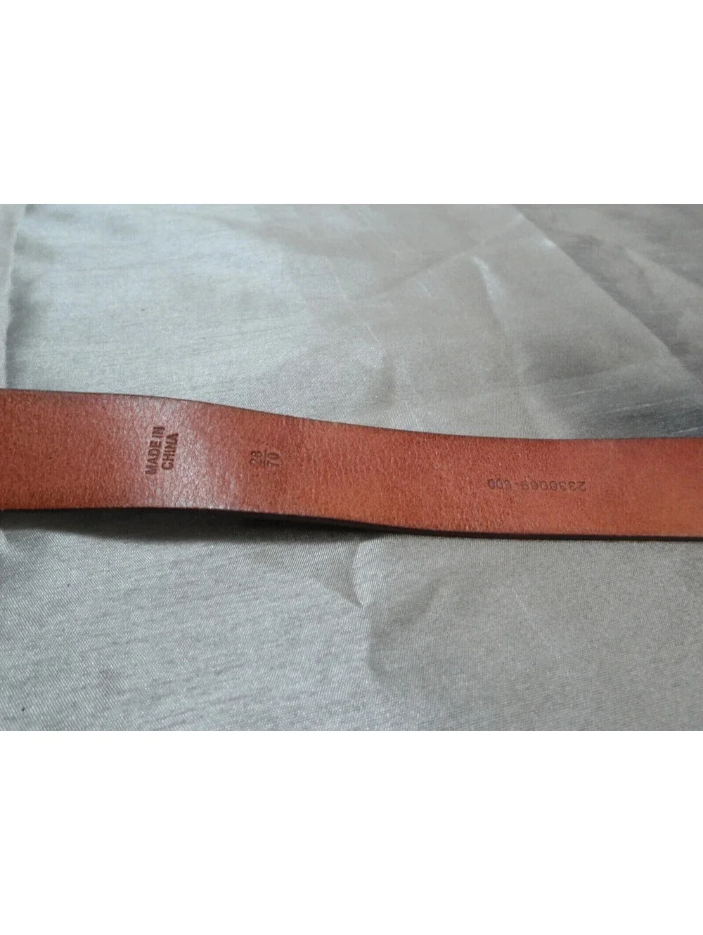 Mens Polo Ralph Lauren tooled leather belt sz 28